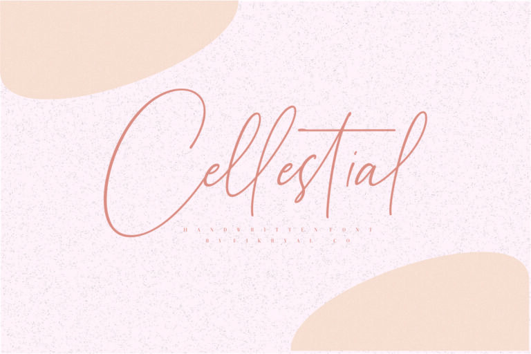 Cellestial - Handwritten Script Font